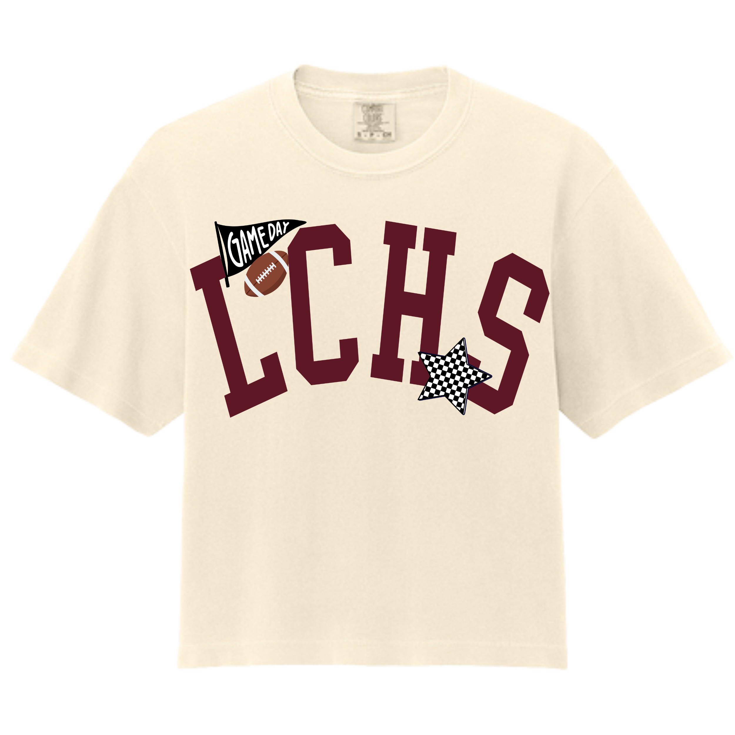 Make it Yours Boxy Comfort Colors Ivory Tee #3023CL