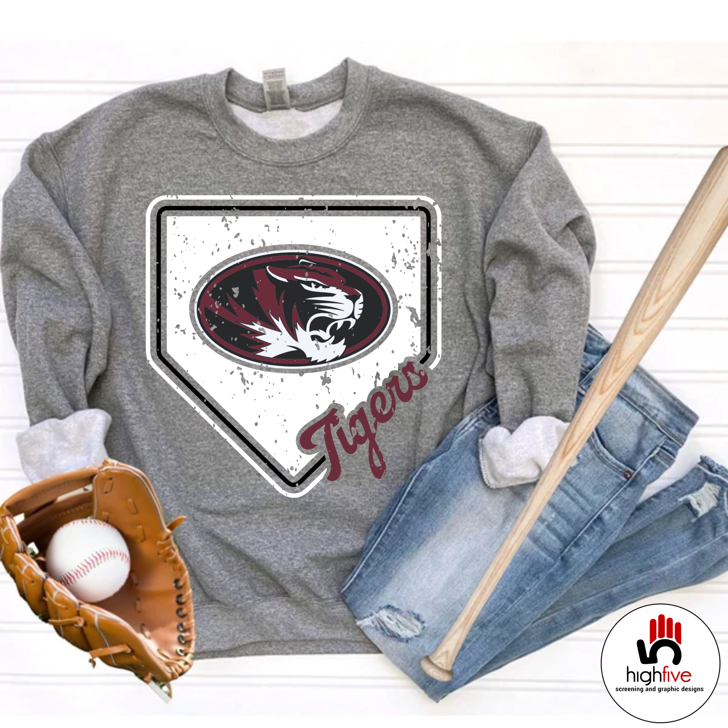 Homeplate Graphite Heather Sweatshirt