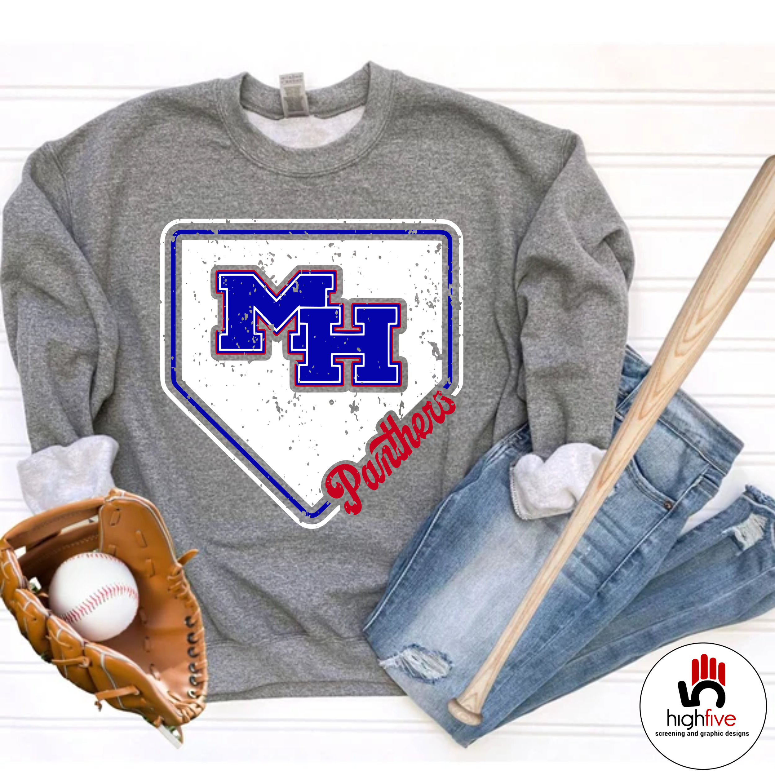 Homeplate Graphite Heather Sweatshirt