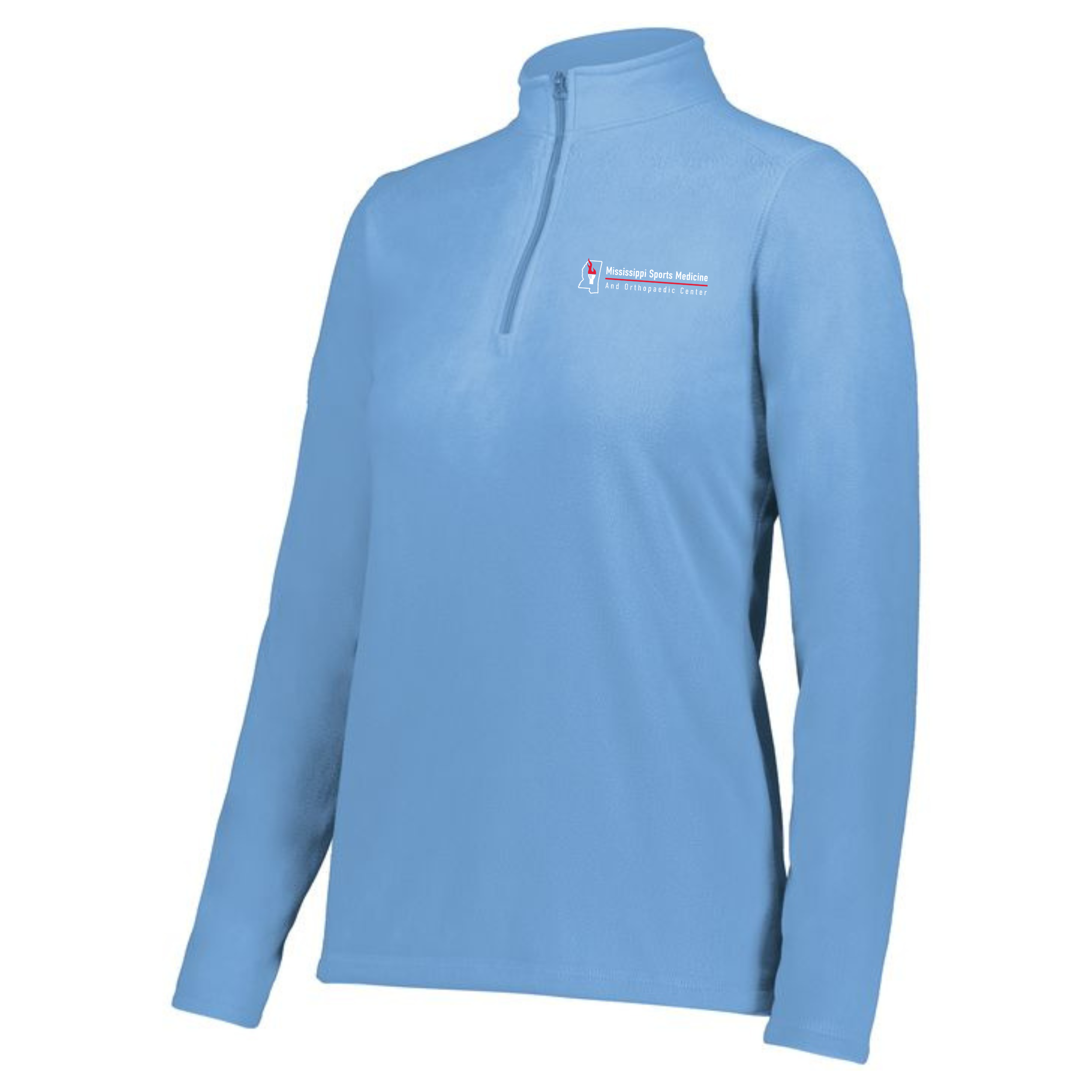 Orthopedic Center Ladies Fleece 1/4 Zip Pullover- 6864 Columbia Blue
