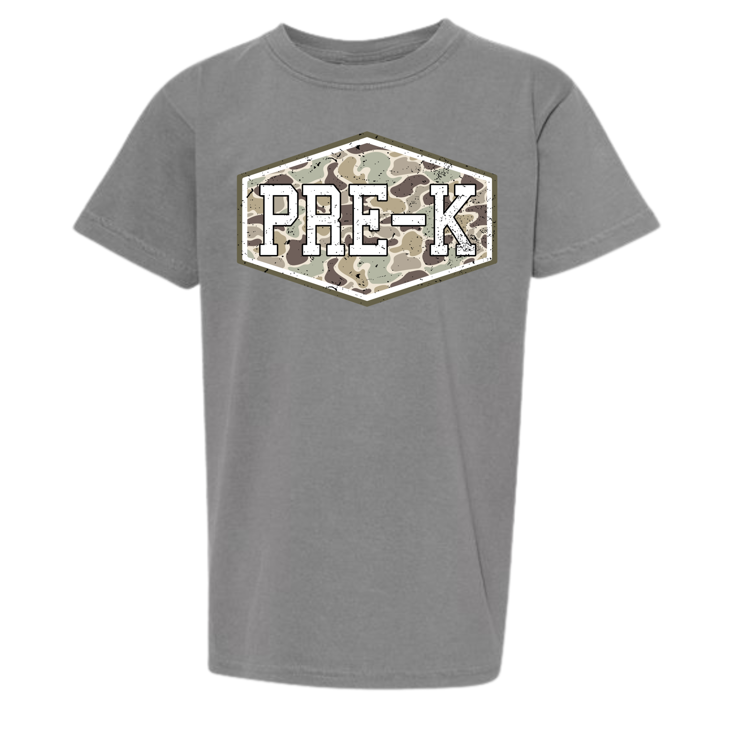 Camo Grade Level -Grey Comfort Colors T-shirt