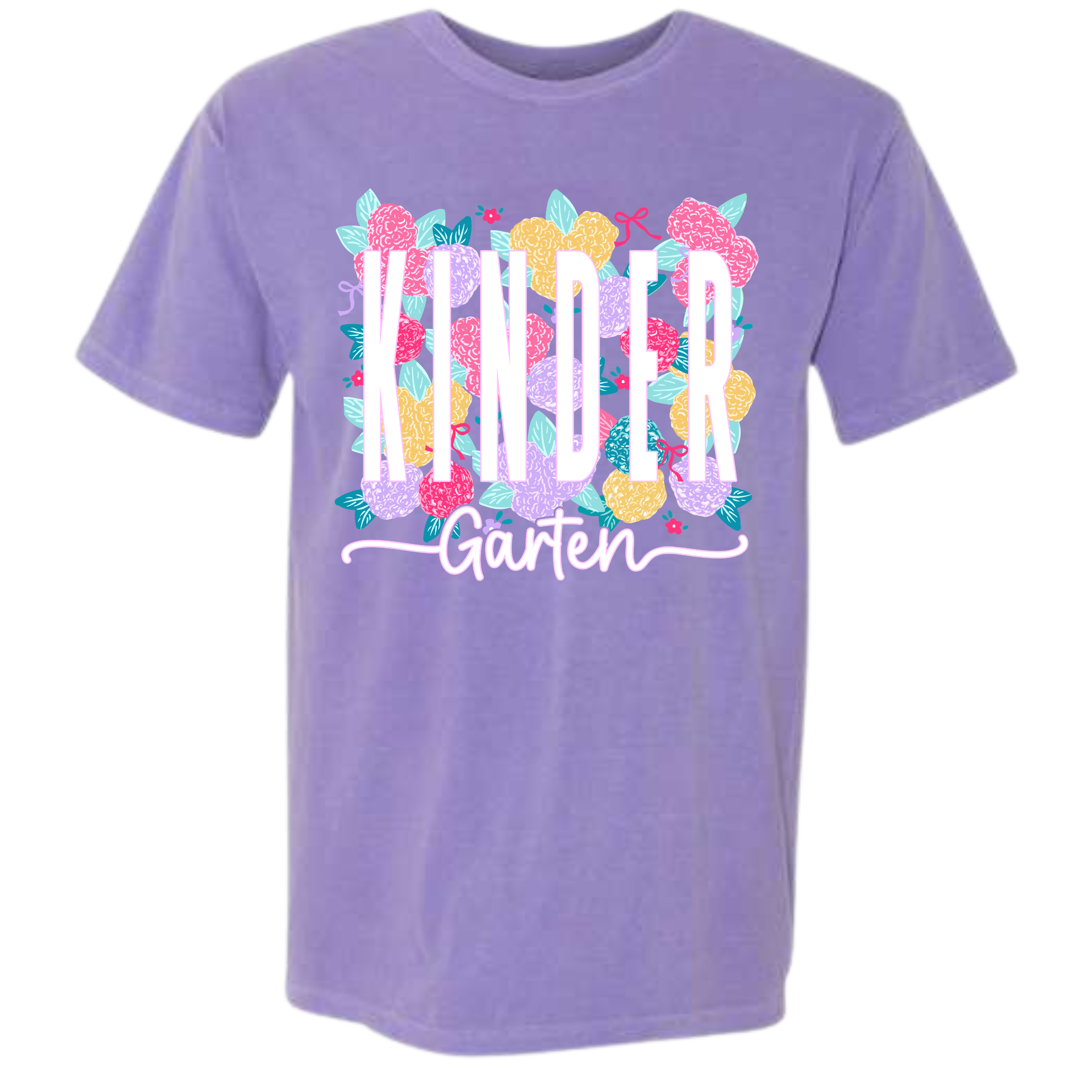 Bright Floral Grade Level Comfort Colors Tee