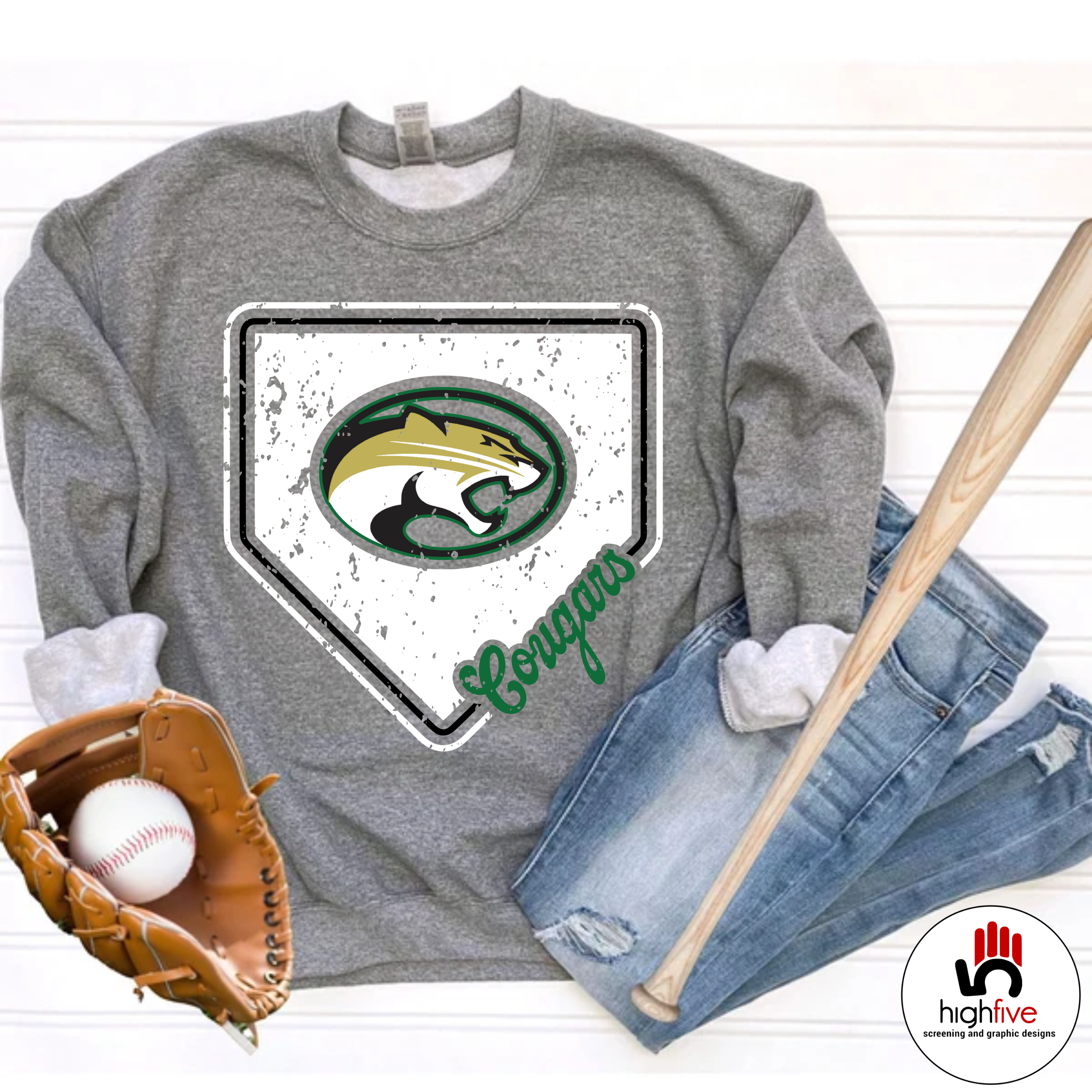 Homeplate Graphite Heather Sweatshirt