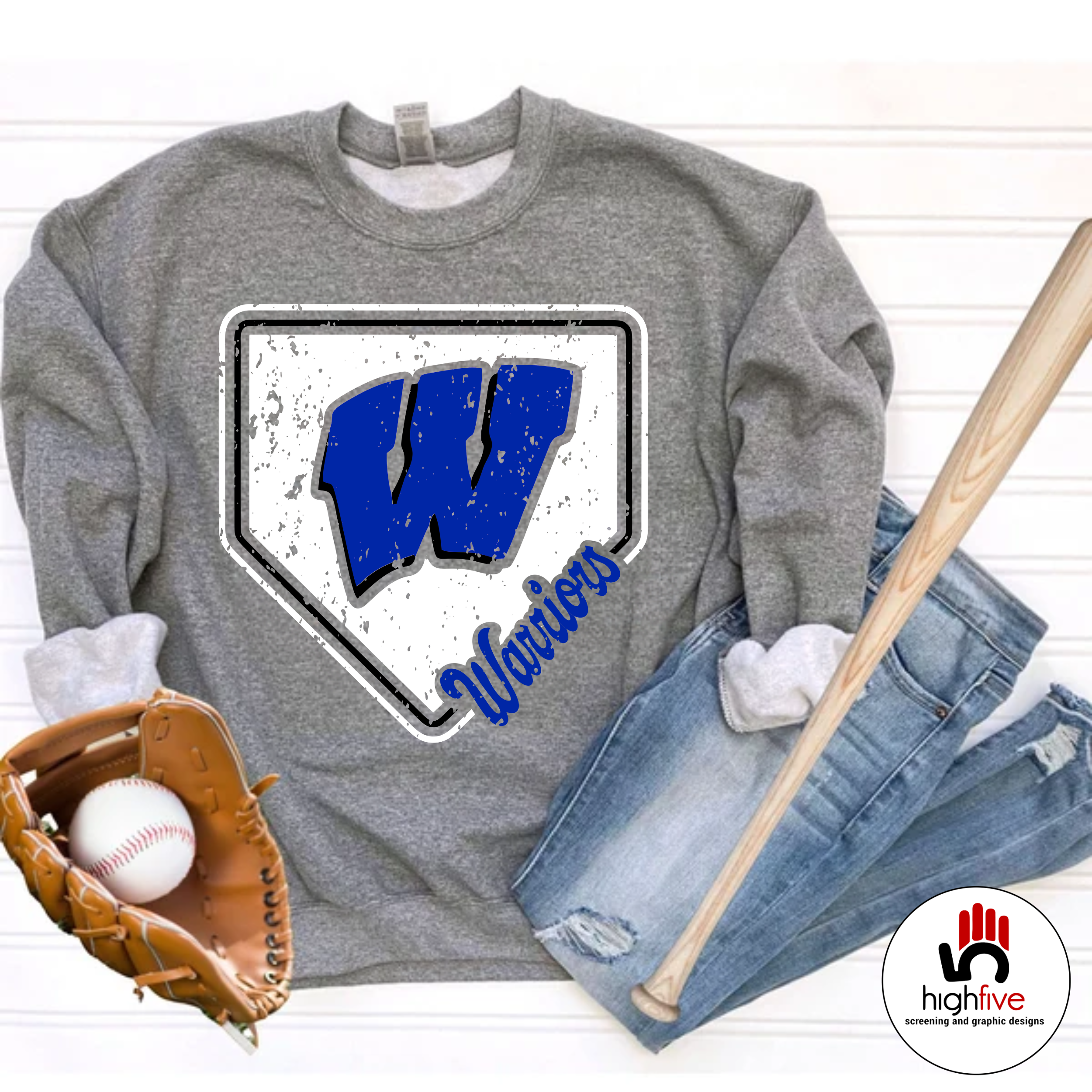 Homeplate Graphite Heather Sweatshirt