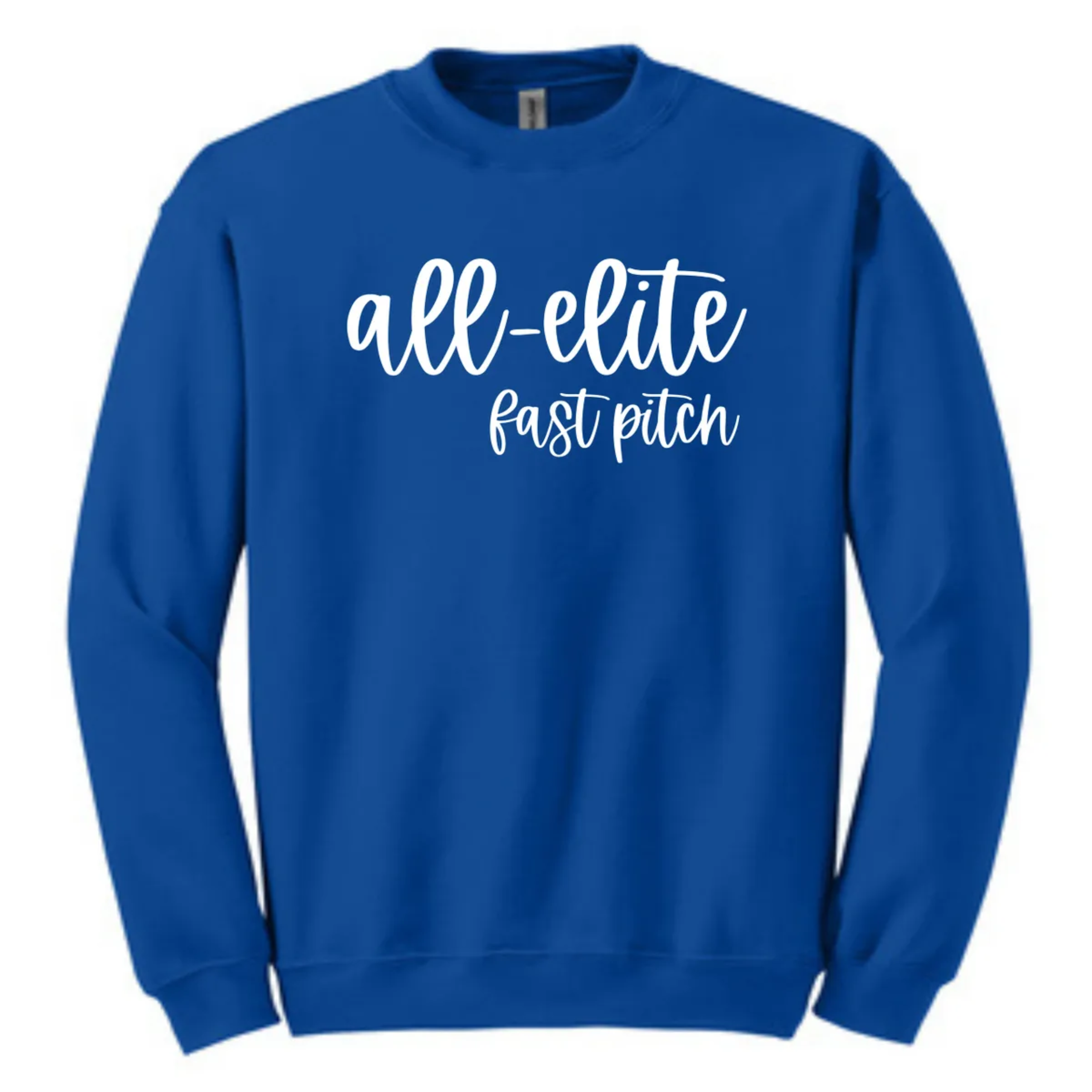 AEF Puff Vinyl Adult and Youth Royal Crewneck- 18000
